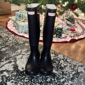 Hunter Boots-Tall-Plum/Eggplant Color